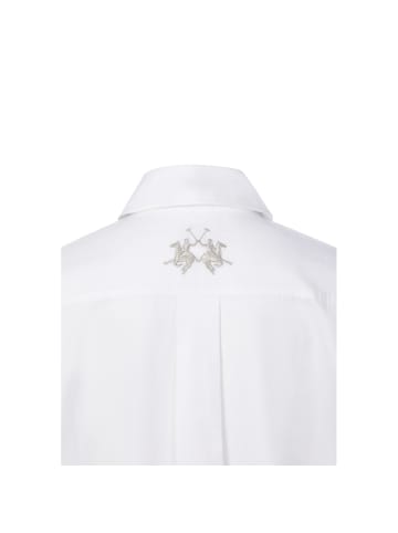 La Martina Langarmbluse WCC005 in weiss