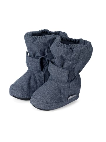 Sterntaler Baby-Schuh in blau melange