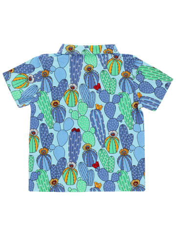 Villervalla T-Shirt Kaktus in blau