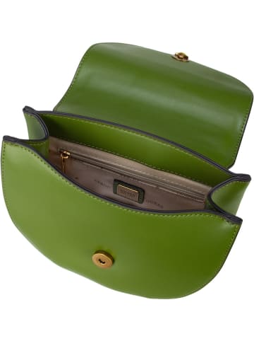 Guess Saddle Bag Fleet Mini Saddle Crossbody in Bottle Green