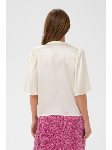 SAINT TROPEZ Bluse kurzarm SafinaSZ Gerade Passform in Turtledove