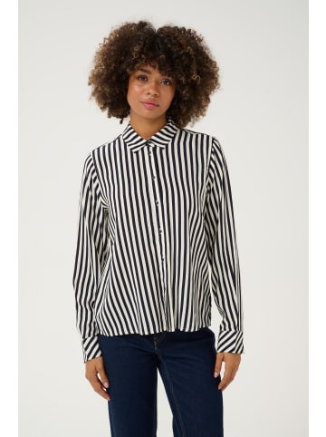 CULTURE Langarm-Hemd CUdenia Classic fit in Salute/White Stripe