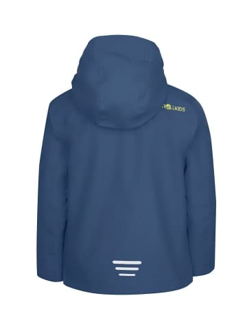 Trollkids Schlupfparka "Bergen" in Marineblau/Dunkelgelb