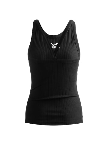 Puma Tanktop Classics Ribbed Tank in schwarz