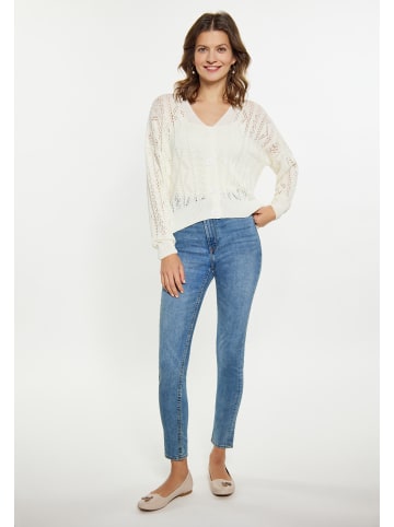 Usha Damen Cardigan in Creme