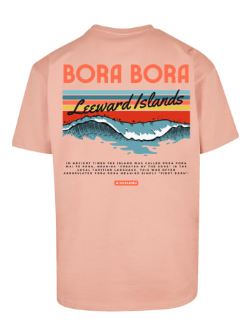 F4NT4STIC Heavy Oversize T-Shirt Bora Bora Leewards Island in amber