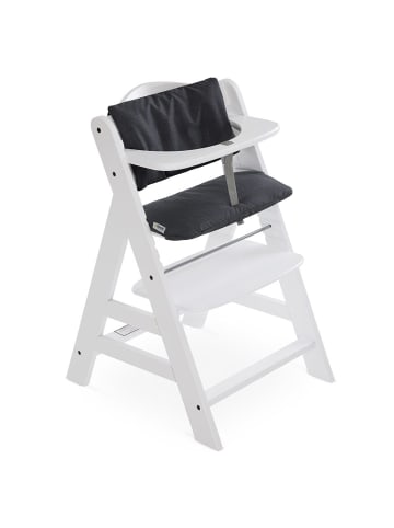 Hauck Hochstuhlauflage Deluxe - Melange Charcoal in schwarz