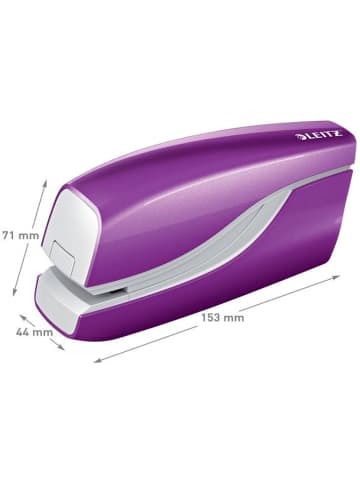 Leitz Heftgerät Wow elektrisch 10 Blatt violett
