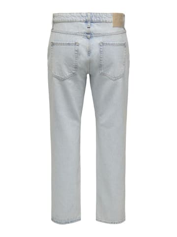Only&Sons Jeans in light blue bleached denim