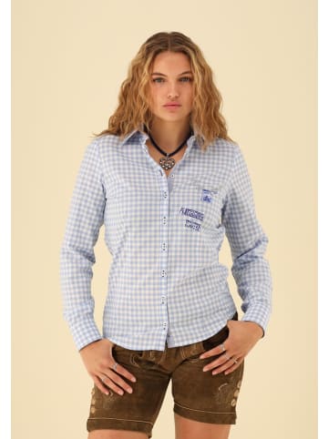 OS-Trachten Bluse Fenadi in hellblau/bleu