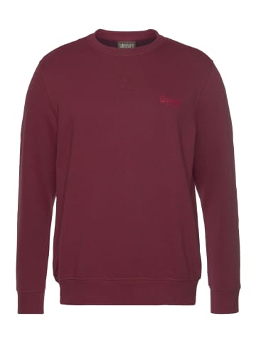 Man's World Sweatshirt in rot-meliert