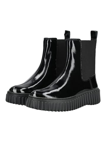 Clarks Stiefelette in Schwarz Lack