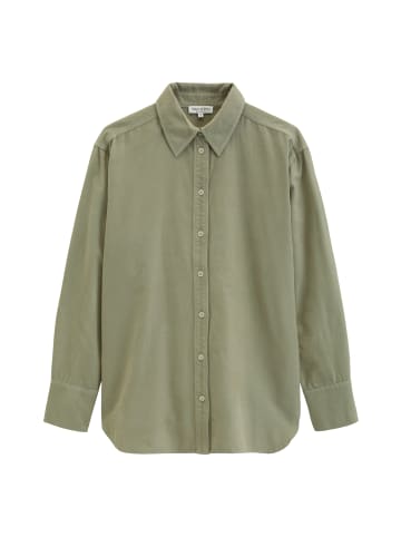 Marc O'Polo Feincord-Langarm-Bluse oversize in Smooth Sage