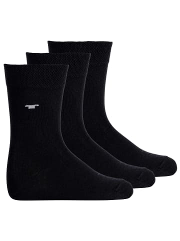 Tom Tailor Socken 3er Pack in Schwarz