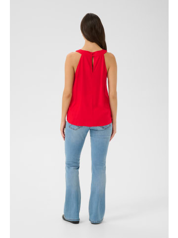 Cream Ärmellose Bluse CRTiah Straight fit in High Risk Red
