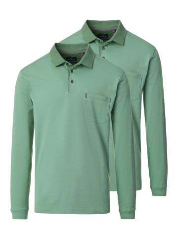 Casa moda Poloshirt Basic in Grün