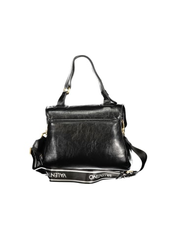 Valentino by Mario Valentino Schwarze Polyurethan-Tasche mit verstellbarem Griff