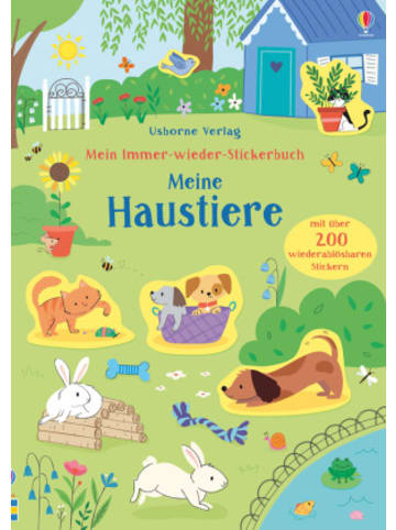 Usborn Papeterie/PBS - Mein Immer-wieder-Stickerbuch: Meine Haustiere