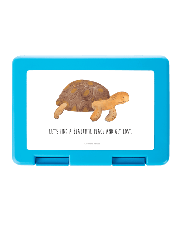 Mr. & Mrs. Panda Bento Box Schildkröte MHerzieren mit Spruch in Weiß