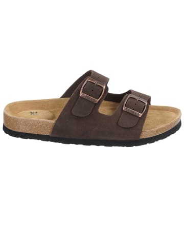 BIOSOFT Sandalen Schnalle Riemen in Dunkelbraun