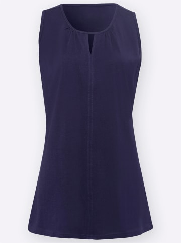 Sieh an! Shirttop in nachtblau
