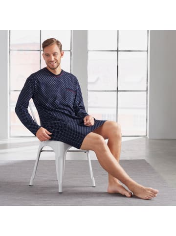 Erwin Müller Single-Jersey Nachthemd in marine