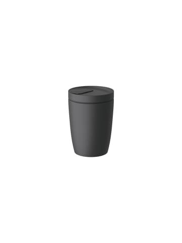 Villeroy & Boch Kaffeebecher Coffee To Go 290 ml schwarz in schwarz