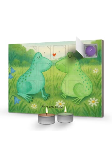 Mr. & Mrs. Panda adventskalender mit kerzen Frosch Liebe Design ... in Weiß