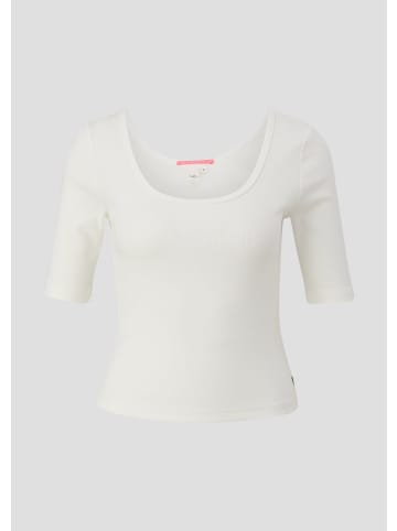 QS T-Shirt in 0200_creme