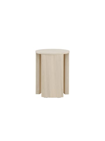ebuy24 Beistelltisch Bristol Whitewash 40 x 40 cm