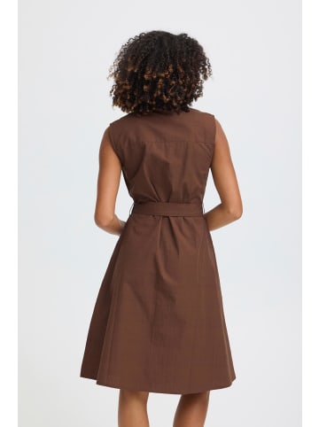 ICHI Freizeitkleid IHFANTY Regular fit in FONDUE FUDGE