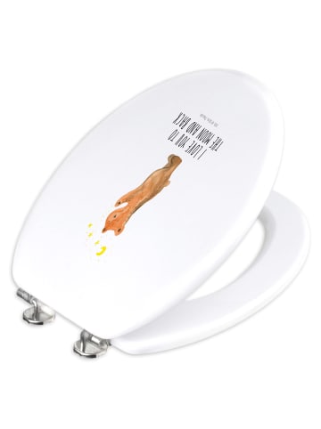 Mr. & Mrs. Panda klo deckel Verliebter Bär mit Spruch in Weiß