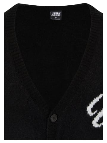 Urban Classics Urban Classics Herren Initials Cardigan in black