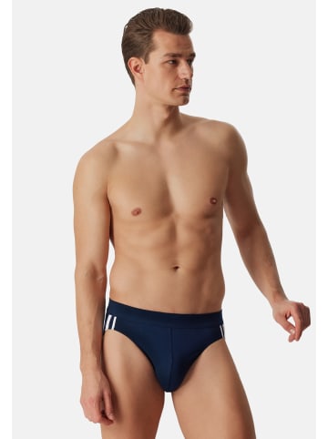 Schiesser Rio Slip / Unterhose 95/5 Stretch - Organic Cotton in Dunkelblau