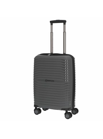 Stratic Bright+ - 4-Rollen-Trolley 56 cm S erw. (silver) in grau