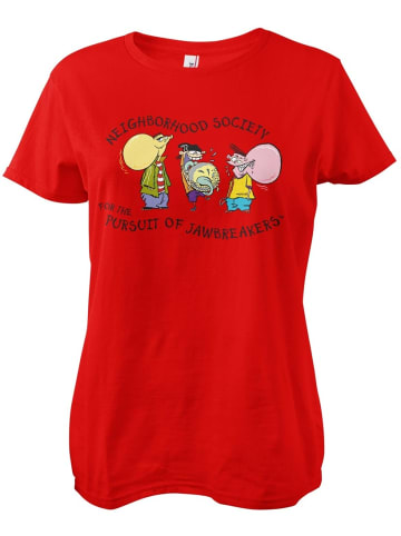 Cartoon Network Shirt "Ed, Edd n Eddy Neighborhood Society Girly Tee" in Rot