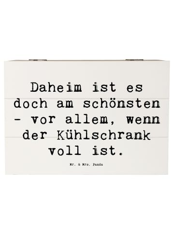 Mr. & Mrs. Panda Box Spruch Geborgenheit im Zuhause mit Spruch in Weiß