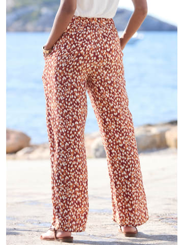 Vivance Palazzohose in braun-creme bedruckt