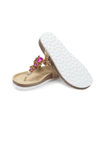 VITAFORM Softnappaleder Zehenstege in gold