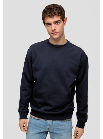 QS Sweatshirt in 58L0_tiefblau