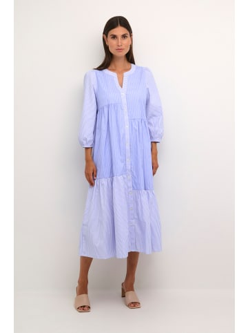 CULTURE Kleid CUcia A-shape in Blue Stripe Mix