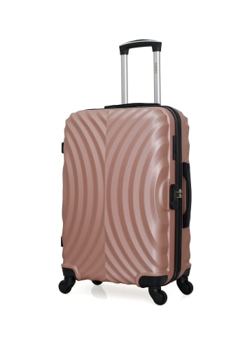 Hero Mittelgroßer Hartschalenkoffer LAGOS in Rosa (64L)