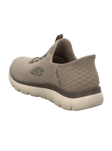 Skechers Sportliche Slipper in Beige