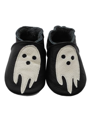 Yalion Baby Krabbelschuhe aus Leder, weiche Lauflernschuhe mit rutschfester Sohle