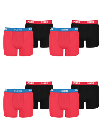 Puma Boxershorts BASIC BOXER 8P in 786 - Red / Black