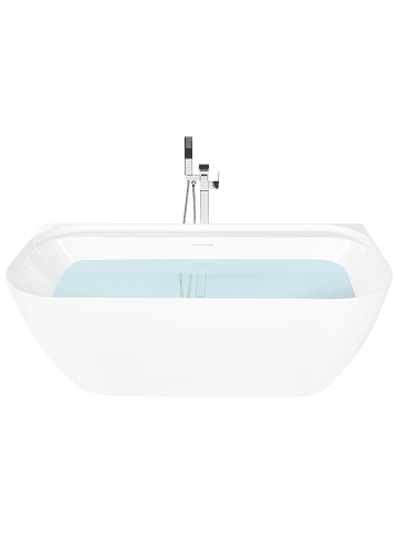 Beliani 2-tlg Badewanne TAUCA in Weiß