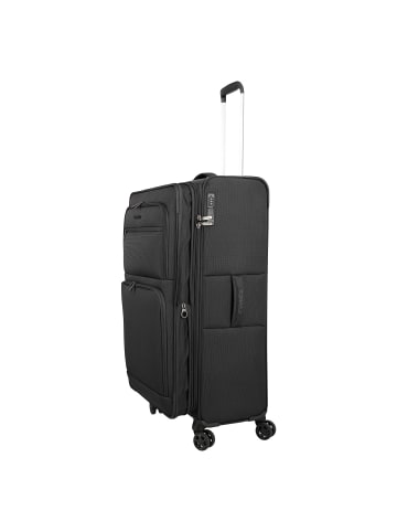 travelite Cubis 4 Rollen Trolley L 83 cm mit Dehnfalte anthracite