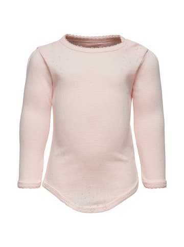 Hummel Druckknopf Strampler Ella Ls Lebensstil Mädchen in MAUVE CHALK