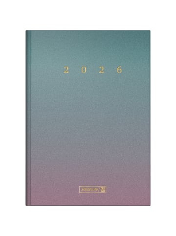 BRUNNEN Buchkalender 795 A5 1 Tag/Seite Grafik-Einband Colour Gradient 2026