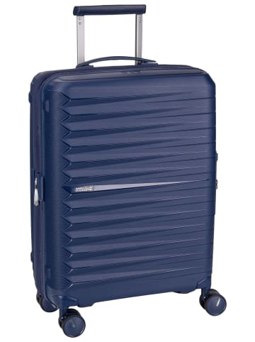 American Tourister Trolley Fastforward Spinner 55 in Navy Blue
